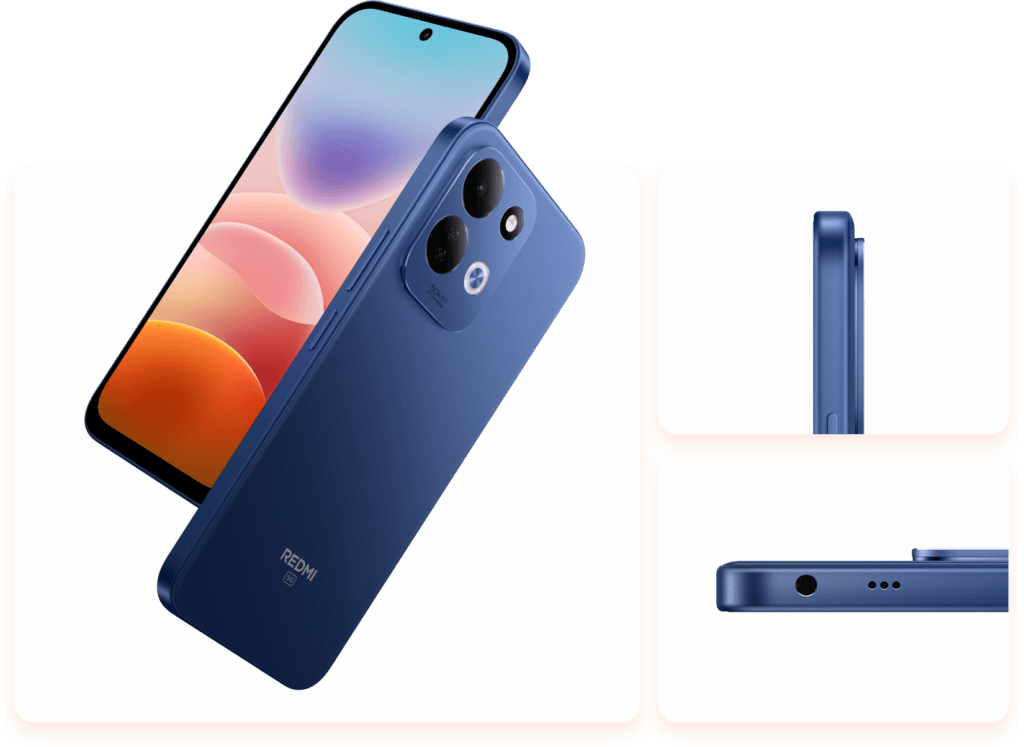 REDMI 17 5G w niebieskim wariancie kolorystycznym